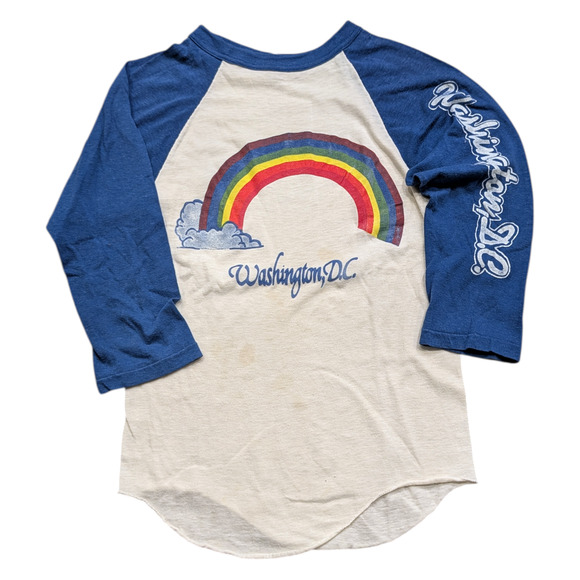 Hantex Mills Other - 70's/80's Rainbow Washington DC Ragland t shirt